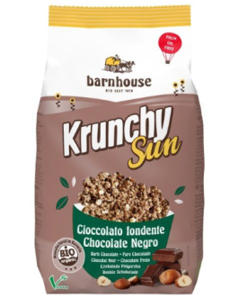 Crunchy Sun Chocolate Negro Avellana Bio 375Gr (Barnhouse)