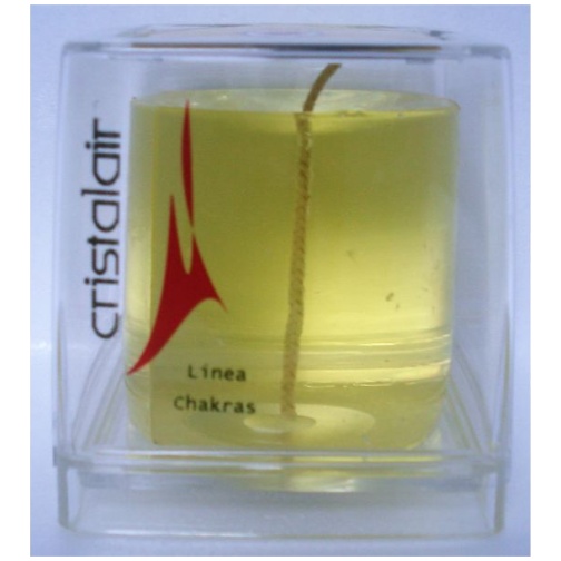 CRISTAL AIR-VELA TERCER CHAKRA MANIPURA (AMARILLO)