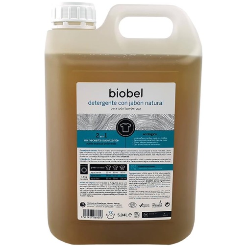 BIOBEL-BELTRAN-DETERGENTE LIQUIDO LAVADORA 5LT (BIOBEL)