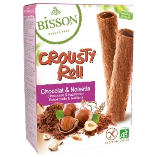 LE PAIN DES FLEURS-CROUSTY ROLL CACAO AVELLANA BIO SIN GLUTEN 125G (BISSON)