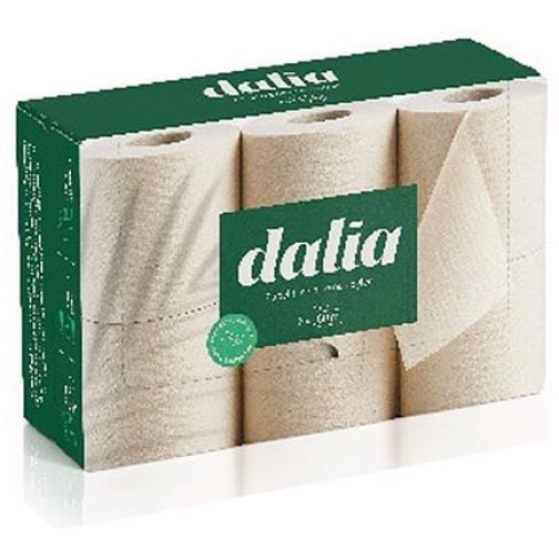 DALIA-PACK 6 ROLLOS PAPEL HIGIENICO DOBLE CAPA BIO SIN BLANQUEAR (DALIA)