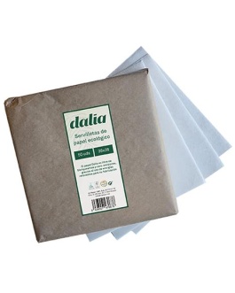 Pack 50 Servilletas Bio Sin Blanquear (Dalia)