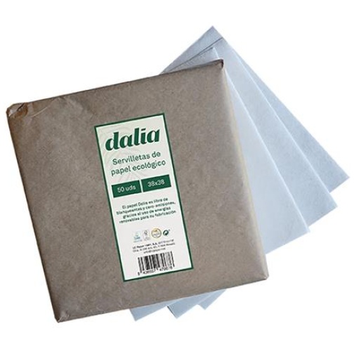 DALIA-PACK 50 SERVILLETAS BIO SIN BLANQUEAR (DALIA)