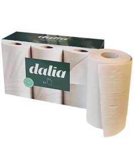 Papel Cocina Bio Sin Blanquear 3 Rollos (Dalia)