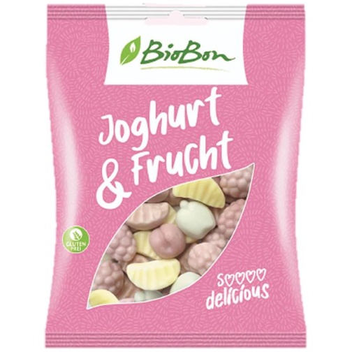 BIOBON-CARAMELO GOMA BIOBON YOGURT Y FRUTAS BIO 100GR