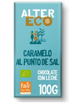 Chocolate Leche Caramelo Sal Bio 100G (Alter)