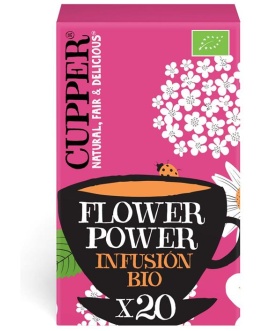 Infusion Flower Power Bio 20 Filtros 35 G Cupper