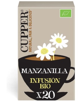 Infusion Just Chamomile Bio 20 Filtros 30 G Cupper