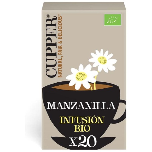 CUPPER-INFUSION JUST CHAMOMILE BIO 20 FILTROS 30 G CUPPER