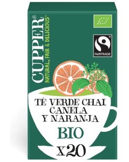 Te Chai Verde Bio 20 Filtros 35 G Cupper