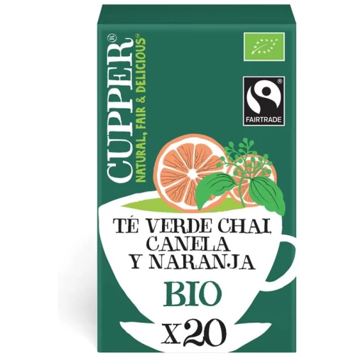 CUPPER-TE CHAI VERDE BIO 20 FILTROS 35 G CUPPER