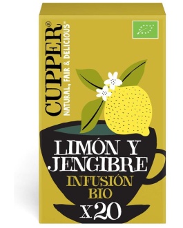 Infusion Ginger Supreme Bio 20 Filtros 50G Cupper