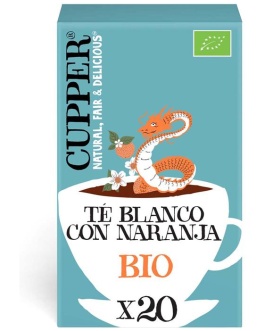 Te Blanco Naranja Bio 20 Filtros 34G Cupper