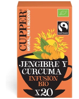 Infusion Jengibre Curcuma Bio 20 Filtros 36G Cupper