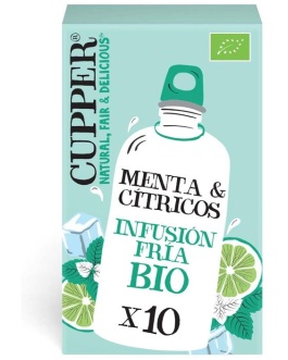 Infusion Fria Menta,Citricos Bio 10 Filtros 27G Cupper