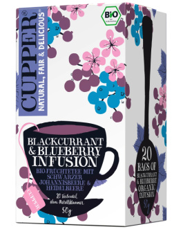 Infusion Grosella Negra Y Arandano Bio 20 Filt. 50 Gr Cupper