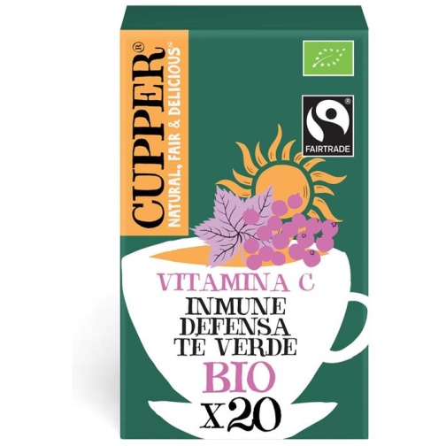 CUPPER-TE VERDE INMUNE BIO 20 FILTROS 40 G CUPPER