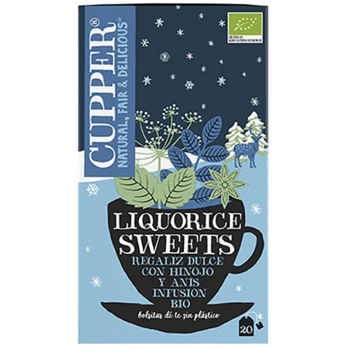 CUPPER-INFUSION WINTER LIQUORICE BIO 20 FILTROS 40G CUPPER