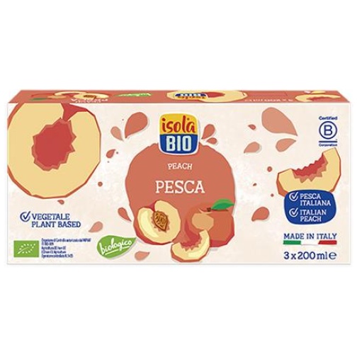 ISOLA BIO-ZUMO MELOCOTON BIO 3X200ML (ISOLA)