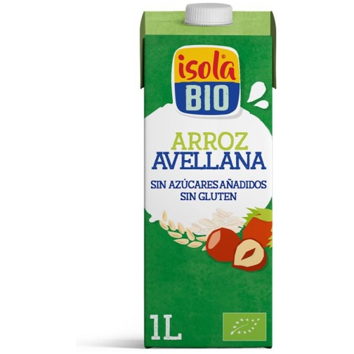 ISOLA BIO-BEBIDA ARROZ Y AVELLANA BIO 1L (ISOLA)