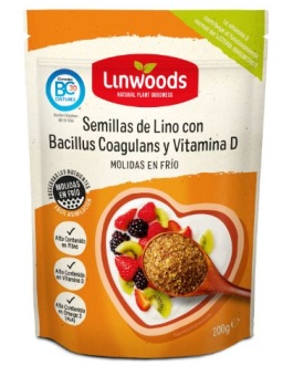 Semillas Lino Molidas Y Probitico Y Vitamina D 200Gr (Linwoods)