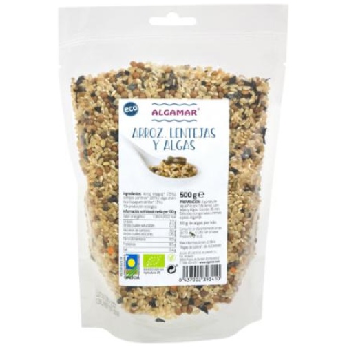 ALGAMAR-ARROZ LENTEJAS Y ALGAS BIO 500G (ALGAM)