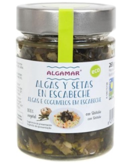 Guarnicion Algas Setas Escabec.bio.160Gr (Algam)