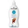 ATTITUDE-LAVAVAJILLAS LIQUIDO FLORES ECO 700ML (ATTITUDE)