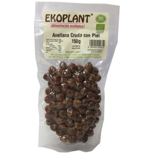 EKOPLANT-AVELLANA CRUDA PIEL BIO 150GR (EKOPLANT)