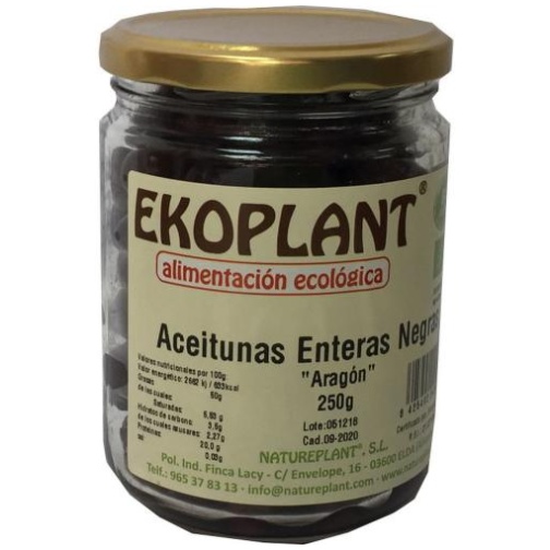 EKOPLANT-OLIVAS NEGRAS ARAGON BIO 250GR (EKOPLANT)