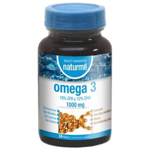 Aceite De Pescado Omega 3 1000Mg 35/25 Perlas - Naturmil