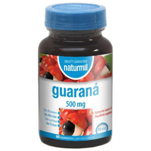 Guaraná 500Mg 60 Comprimidos - Naturmil