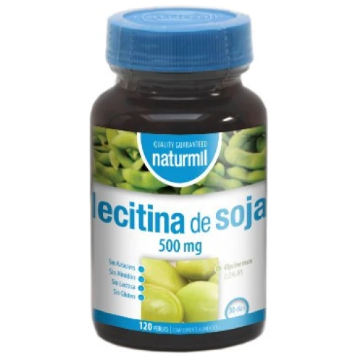 Lecitina De Soja 500Mgx120 Perlas - Naturmil