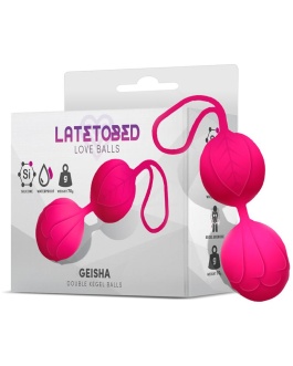 LATETOBED Geisha Bolas Kegel Doble Rose Red 70 gr