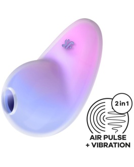 SATISFYER Pixie Dust Succionador de Clítoris con Vibración Violeta/Rosa