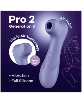 SATISFYER Pro 2 Gen 3 Liquid Air Technology Succión y Vibración Lilac