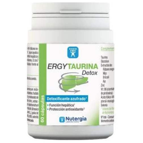 ERGY TAURINA DETOX 60 CAP