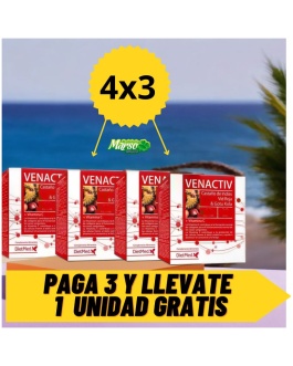 Pack 4×3 uds Venactiv 30 Capsulas De Dietmed