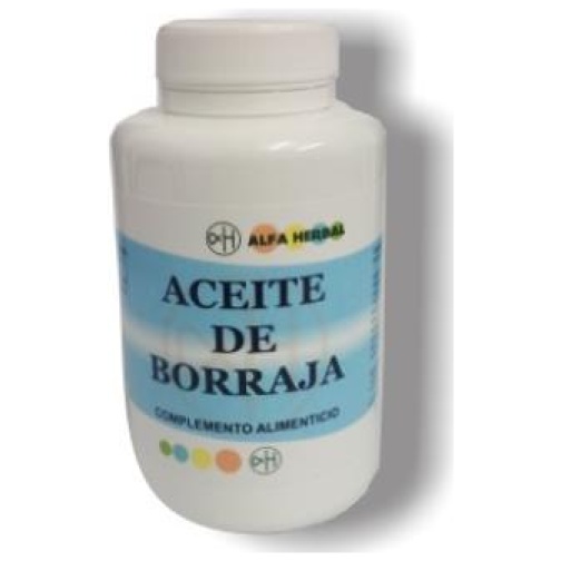 Alfa Herbal- ACEITE DE BORRAJA 200perlas