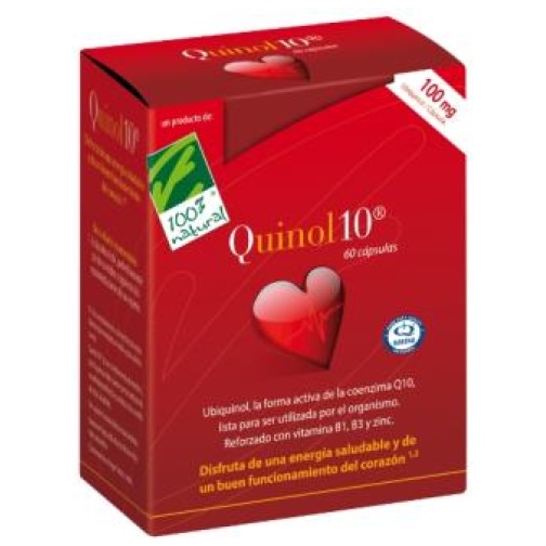 Cien Por Cien Natural- QUINOL 10 100mg. 60perlas