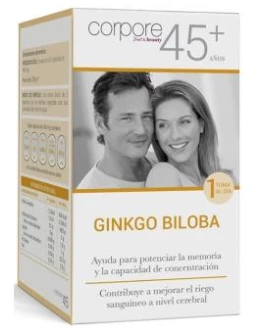 CORPORE DIET 45+ memoria ginkgo biloba 60cap. – Corpore Diet