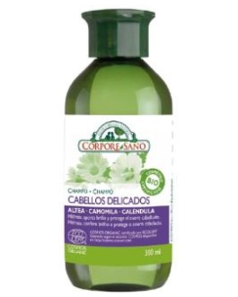 CHAMPU cabellos delicados 300ml. ECOCERT – Corpore Sano