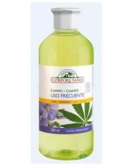 CHAMPU uso frecuente lino-cañamo 500ml. ECOCERT – Corpore Sano