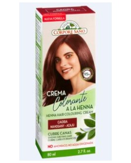 CREMA COLORANTE HENNA caoba 80ml. – Corpore Sano