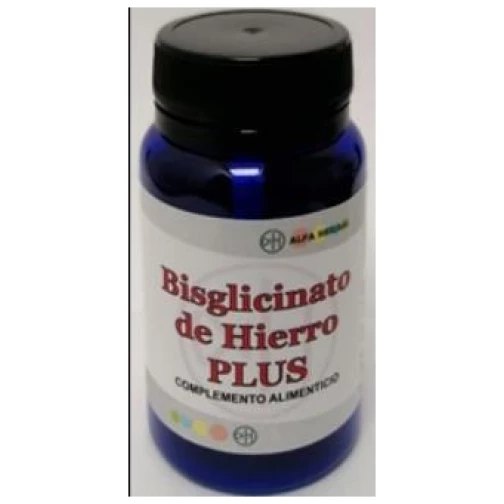 Alfa Herbal- BISGLICINATO DE HIERRO PLUS 60cap.