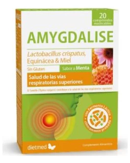 AMYGDALISE sabor menta 20comp mastic. – Dietmed