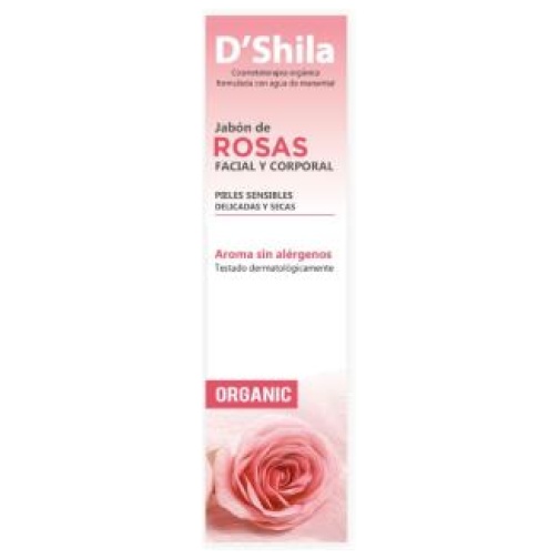 Dshila- JABON DE ROSAS facial y corporal 250ml.