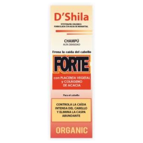 Dshila- CHAMPU FORTE con placenta vegetal y colageno 125ml