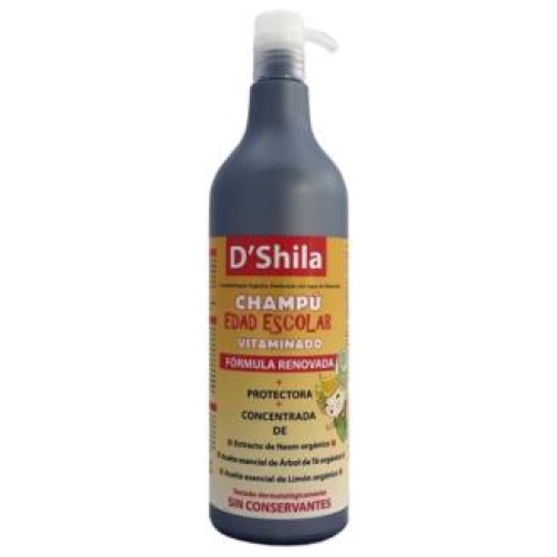 Dshila- CHAMPU vitaminado ed. escolar ( parasitos) 1l.