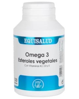 OMEGA 3 ESTEROLES VEGETALES vit K2, D3, E 120cap – Equisalud